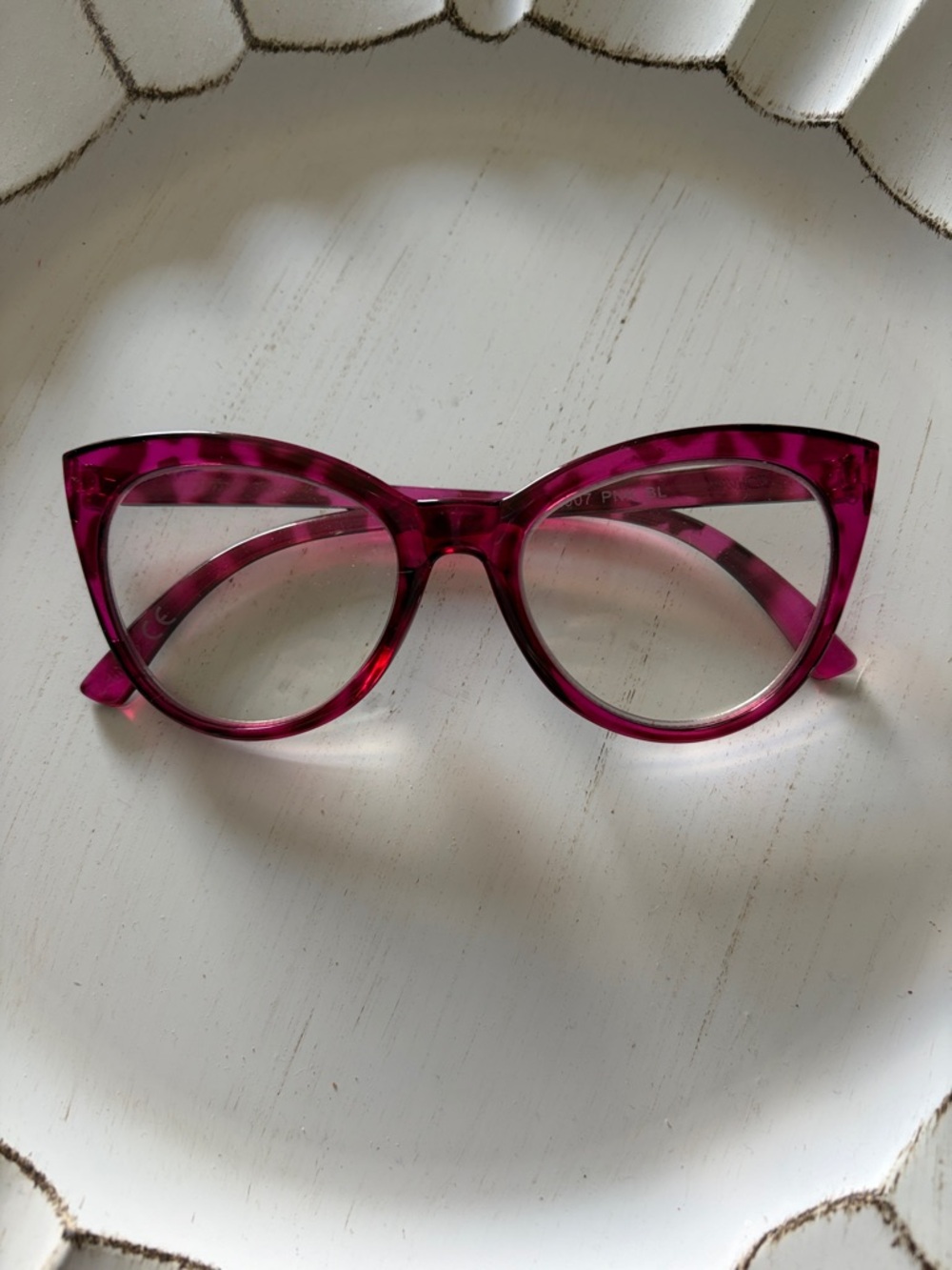 Fuchsia Cat Eye Sunglasses